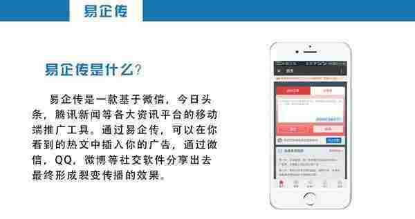 微信文章植入广告系统,易企传全国招商!