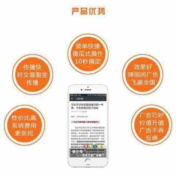 微信文章植入广告系统,易企传全国招商!