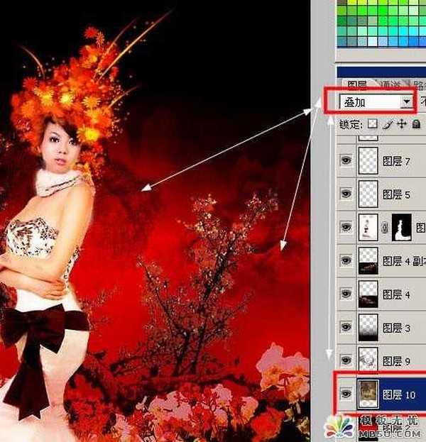Photoshop制作中国风特色古典的美人效果
