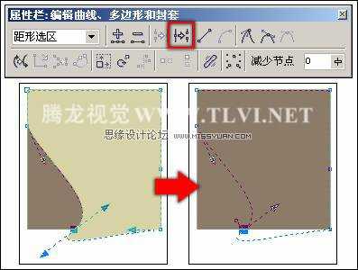 在CorelDRAW中路径的操作及改变线段属性