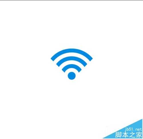 CorelDRAW怎么制作蓝色的wifi信号图标?