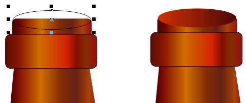 CorelDRAW绘制红酒酒瓶教程