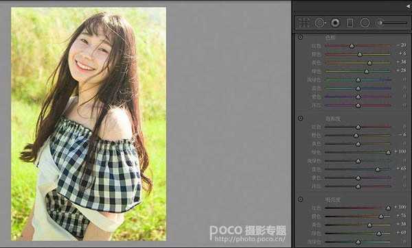 Photoshop后期修复夏季外景曝光不足的人像照片