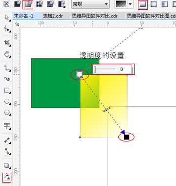 CorelDRAW中的透明度工具使用方法