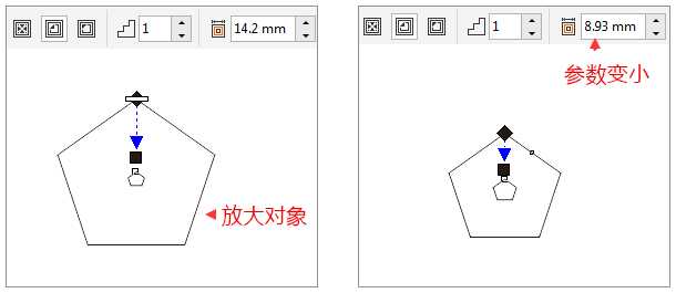 CorelDRAW出现轮廓偏移/位移太大怎么回事?