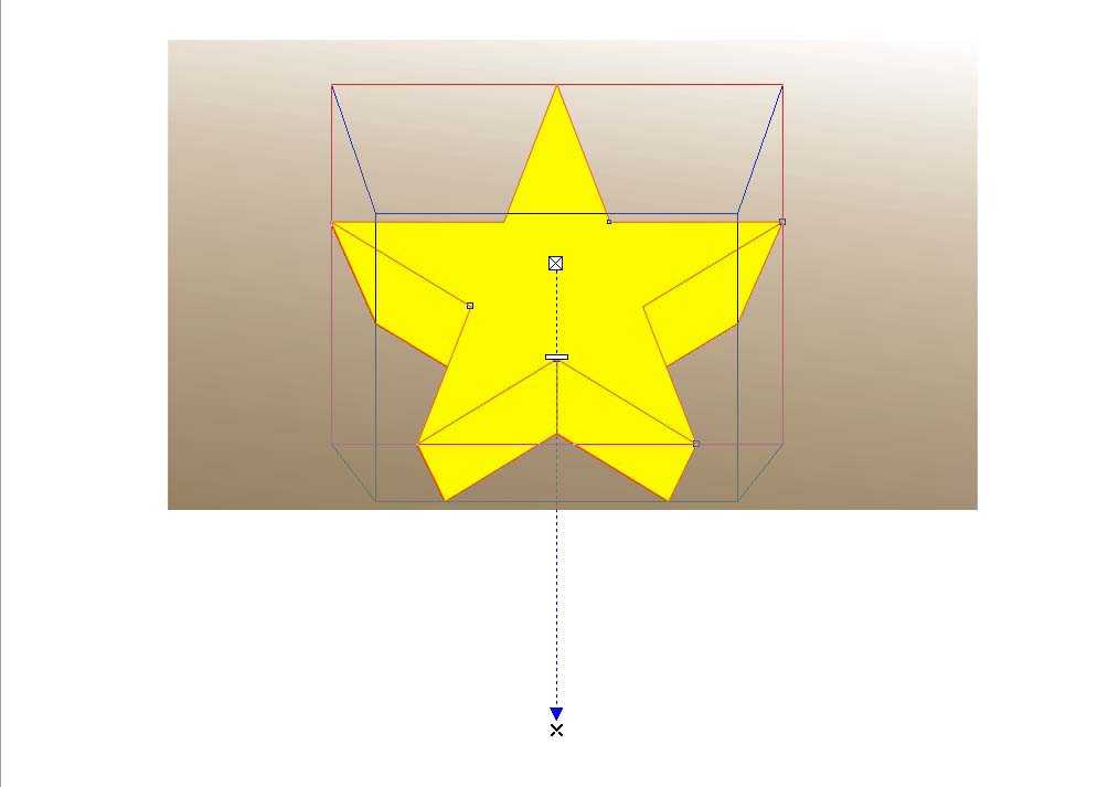 CDR怎么制作立体拉伸的五角星?